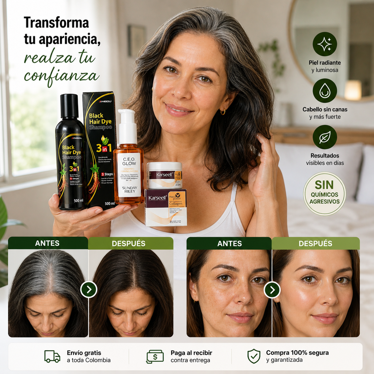 Rejuvenix Total™ – Kit Rejuvenecedor Completo (Piel + Cabello)