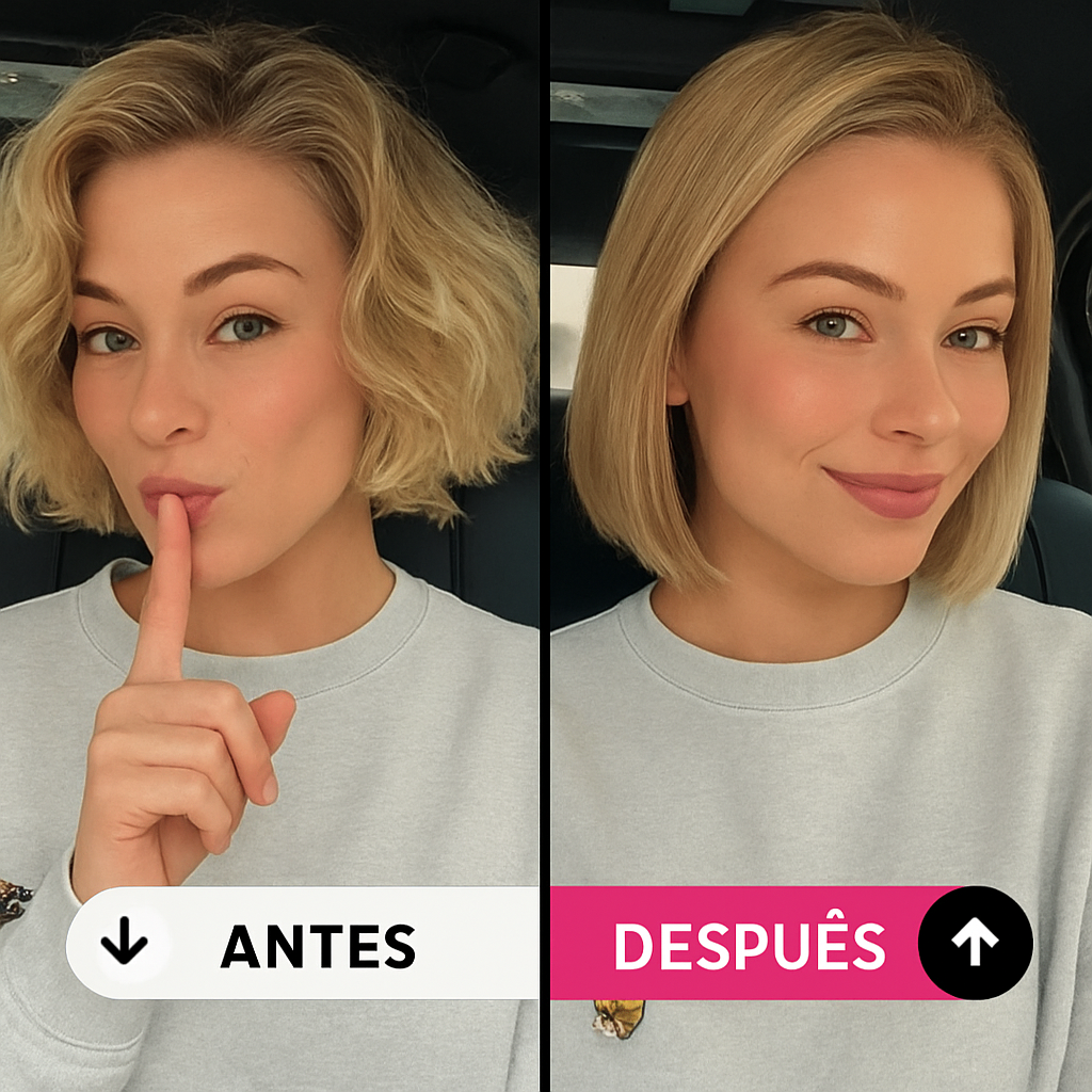 ⭐ BellaLiss — Tu Mini Alisadora Recargable Para un Liso Instantáneo y Sin Frizz en Cualquier Lugar