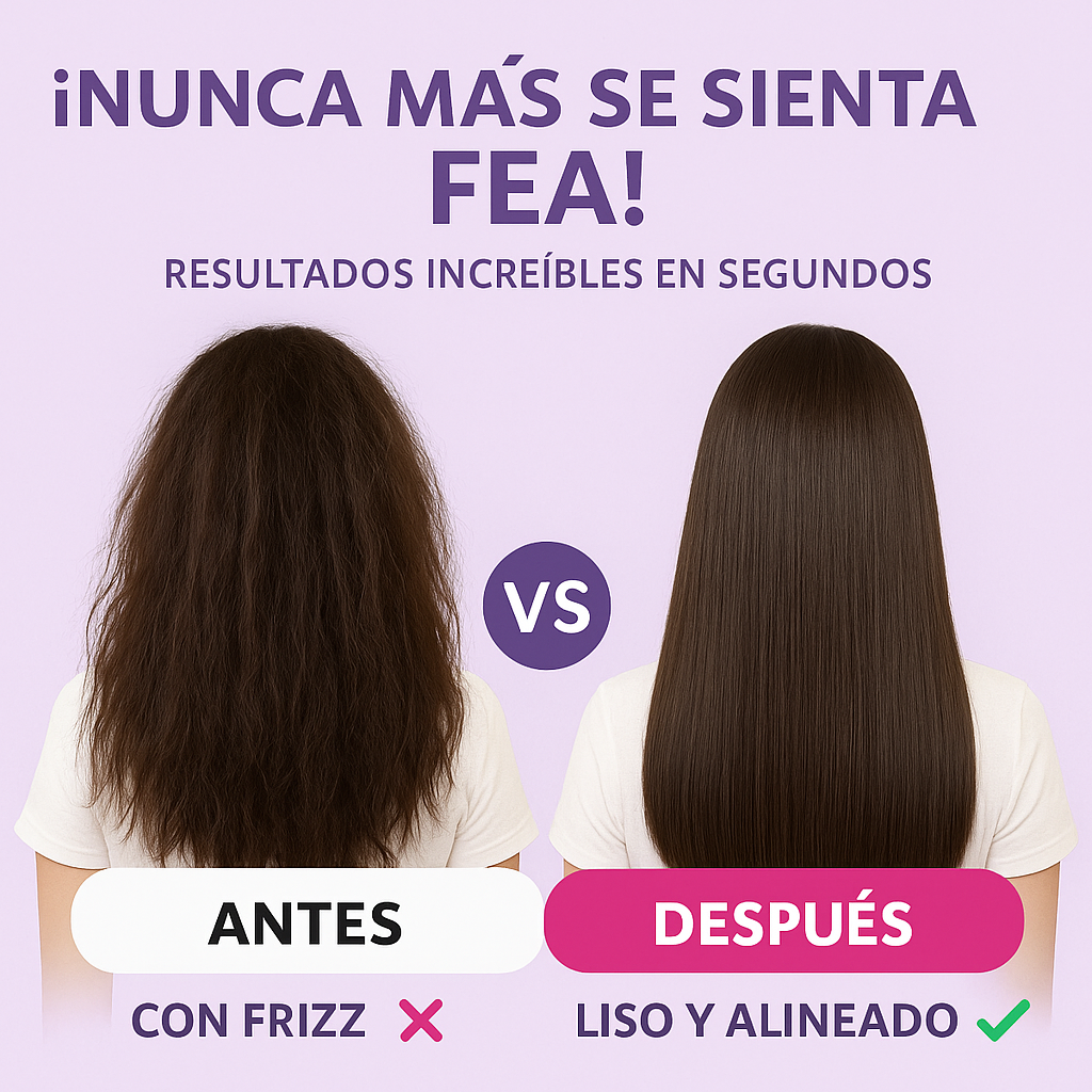 ⭐ BellaLiss — Tu Mini Alisadora Recargable Para un Liso Instantáneo y Sin Frizz en Cualquier Lugar
